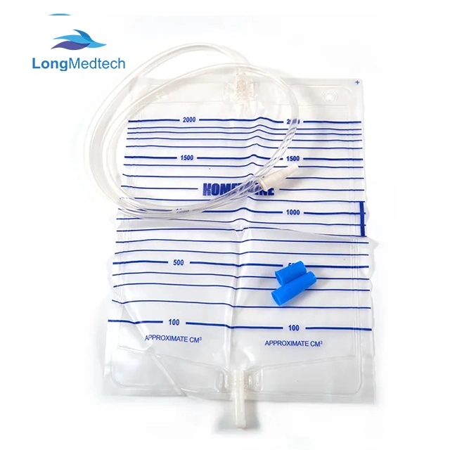 Urine Bag for Hospital Use Luxury 2000ml Urinary Drainage Urine Meter