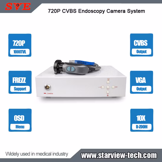 720 60fps CVBS Endoscope Camera System